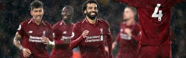  萨拉赫传射建功利物浦终结曼城不败  